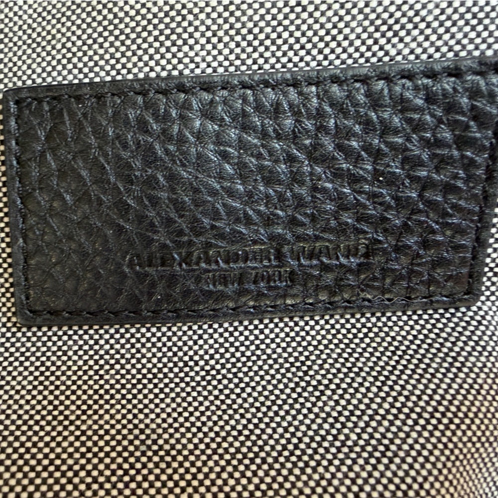 Alexander Wang purse bag in black pebbled leather with rose gold studs - Picture 12 of 16